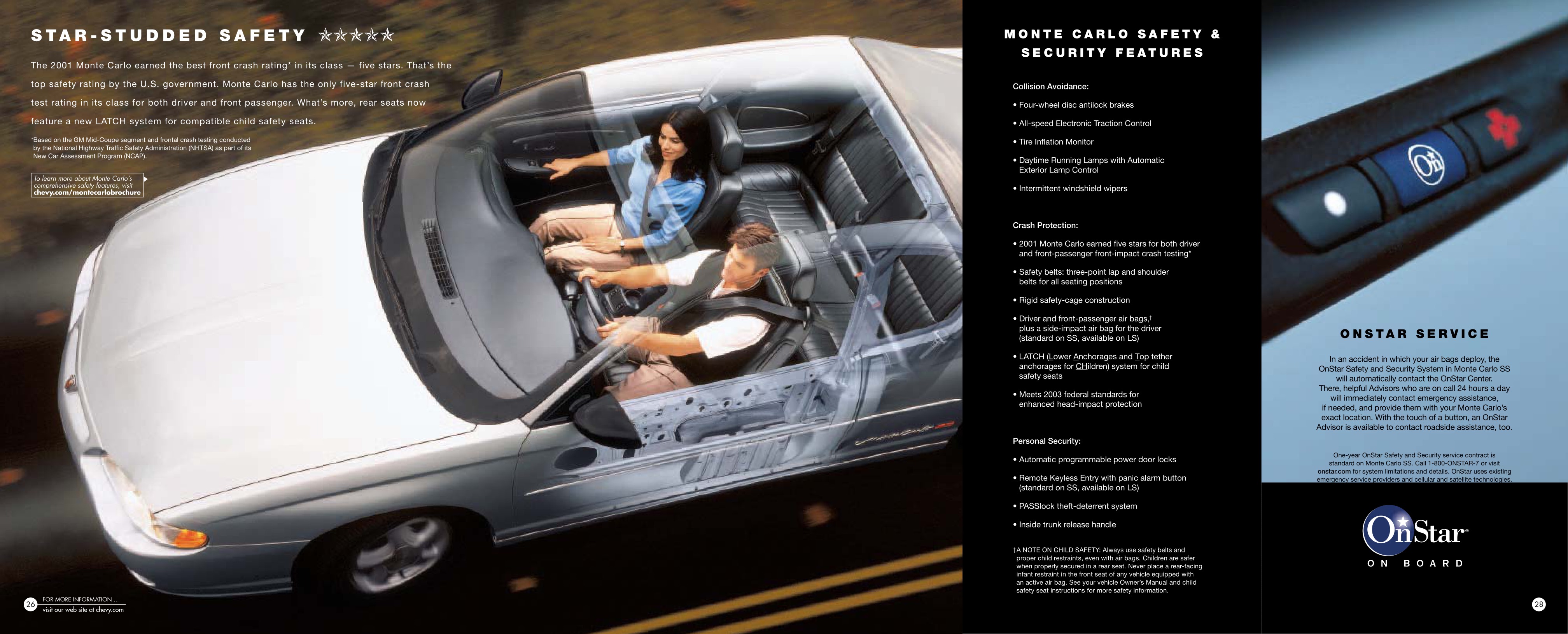 2002 Chevrolet Monte Carlo Brochure Page 13